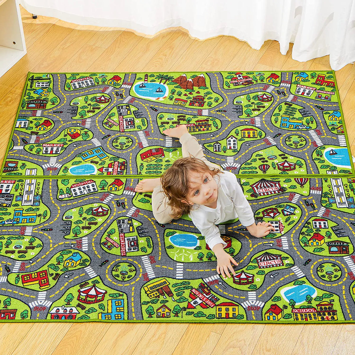 Joyin City Life Carpet Playmat, 2 Pack
