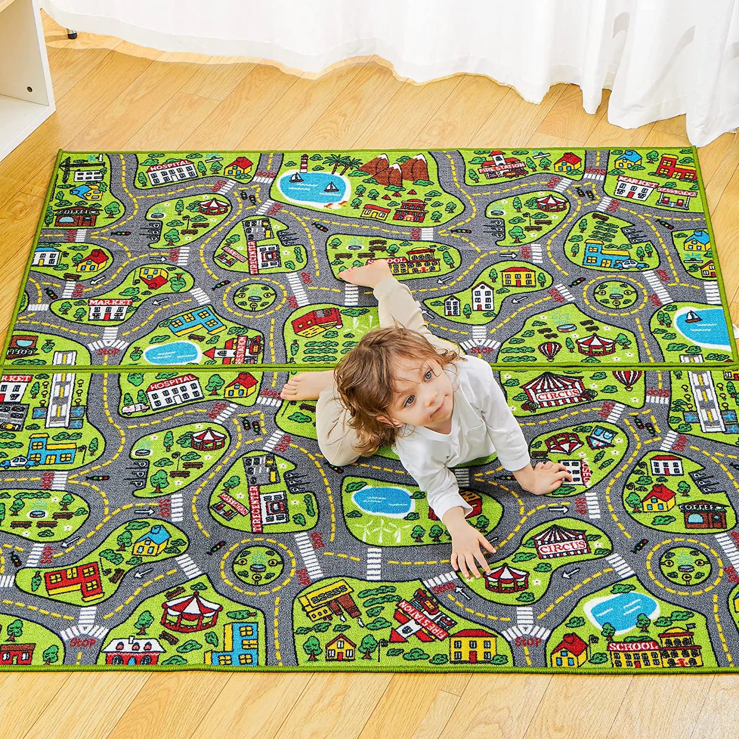 Joyin City Life Carpet Playmat, 2 Pack
