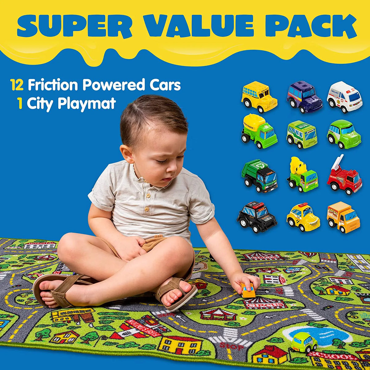 Joyin City Life Playmat with Cars