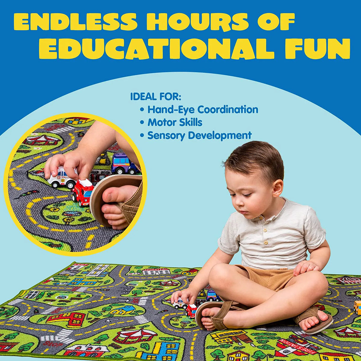 Joyin City Life Playmat with Cars