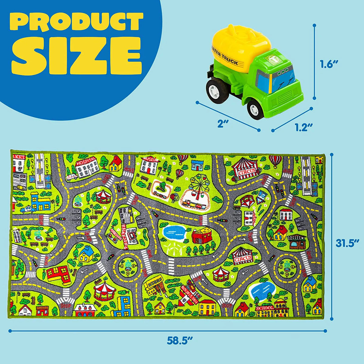 Joyin City Life Playmat with Cars