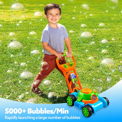 Joyin Spill-Proof Bubble Lawn Mower Toy for Toddlers