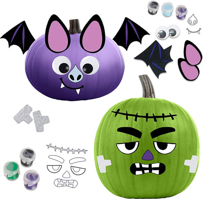 KLEVER KITS Coloring Pumpkins with 8 Characters