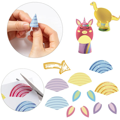 27-Piece DIY Fantasy Animal Easter Egg Decorating Kit