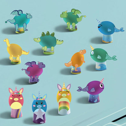 27-Piece DIY Fantasy Animal Easter Egg Decorating Kit