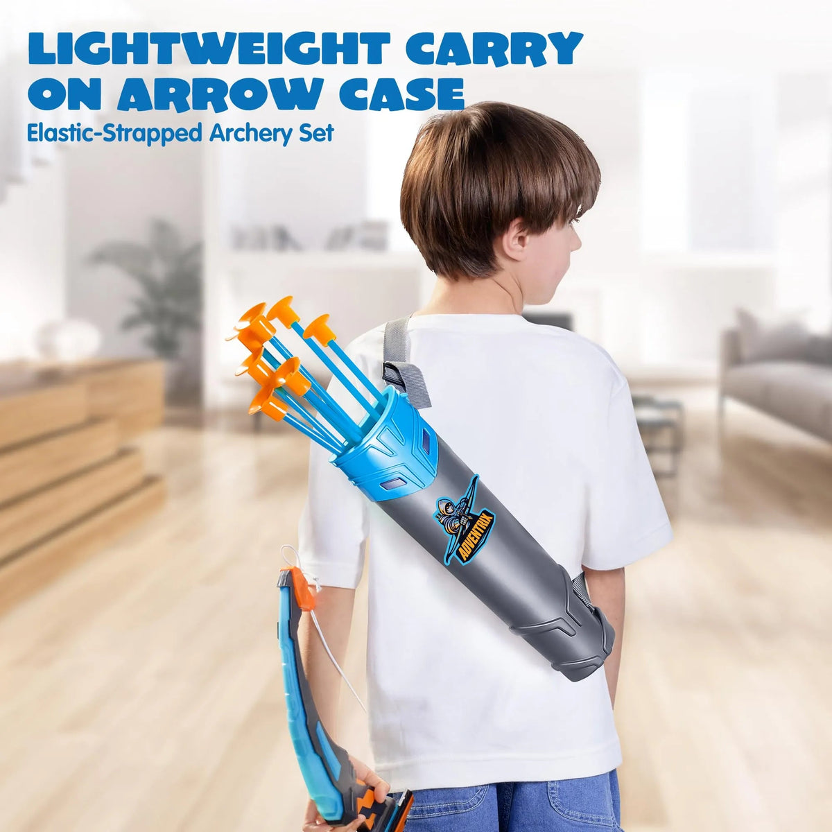 Kids LED Bow and Arrow Light-Up Archery Toy Set