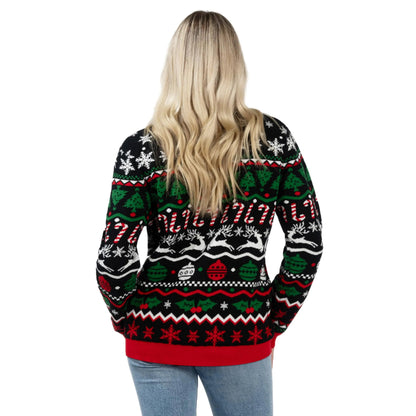 LED Ugly Christmas Sweater with Built-in Light Bulbs for Men and Women