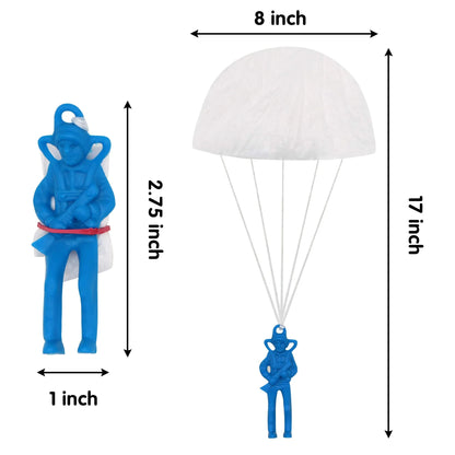 28-Piece Paper Plane with Parachute Toy Set for Kids