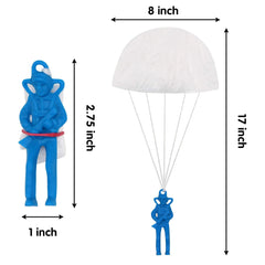 28-Piece Paper Plane with Parachute Toy Set for Kids
