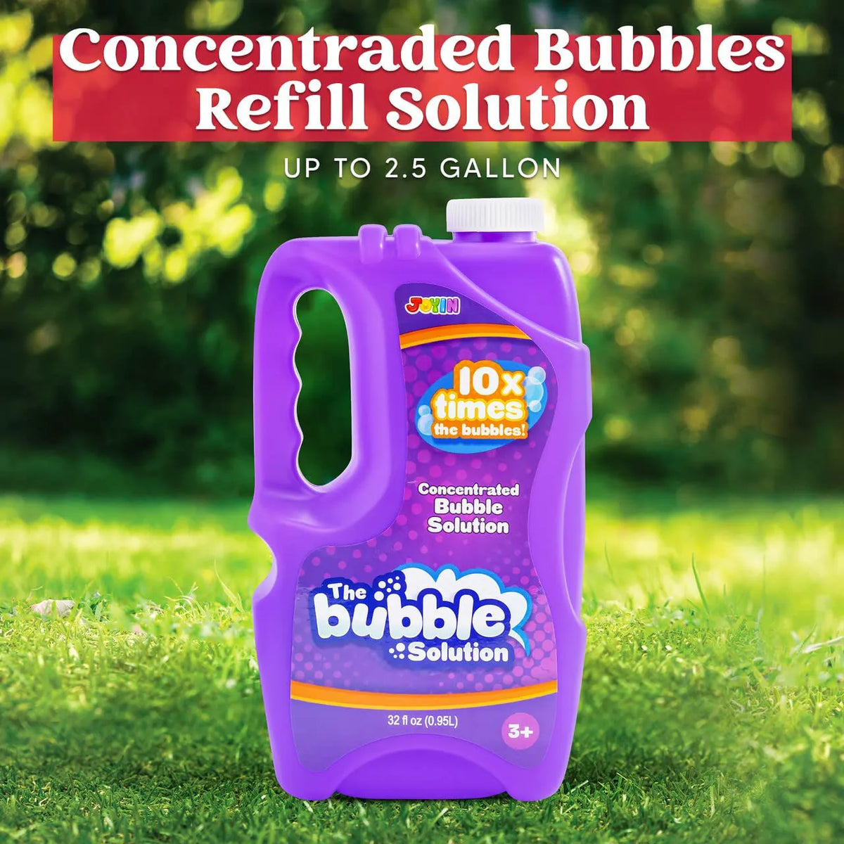 Purple Concentrated Bubble Solution, 32 oz