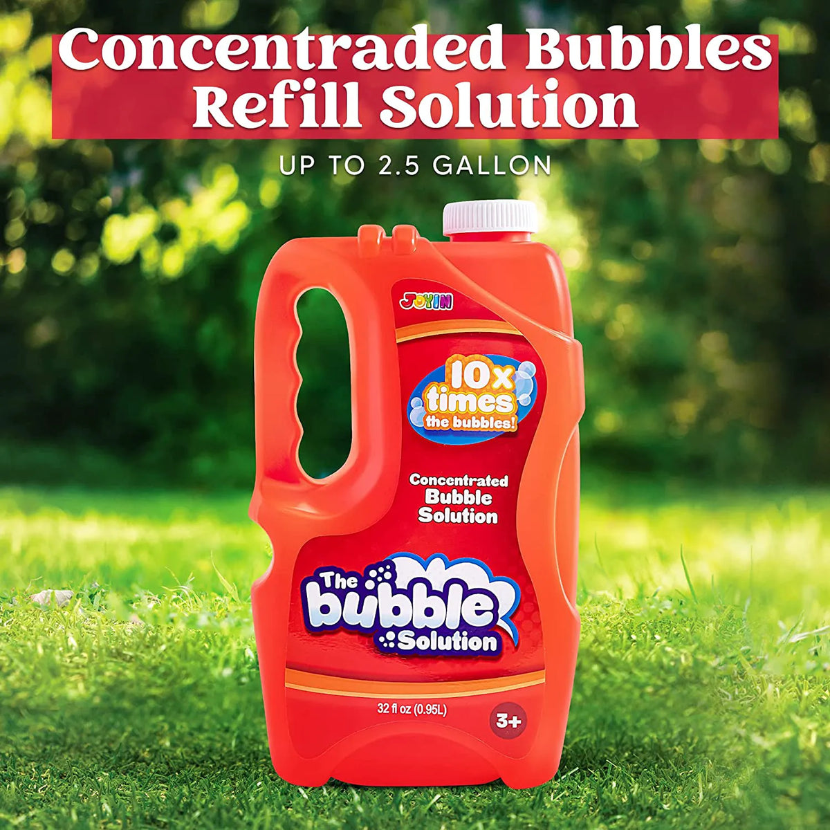 Red Concentrated Bubble Solution - 32 oz