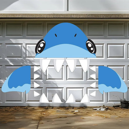 Shark Halloween Trunk or Treat Decor Kit