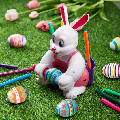 Pink Bunny Battery-Powered Egg Spinner Decorating Machine
