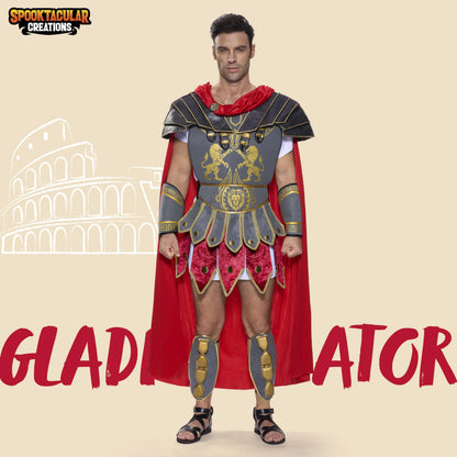 Spooktacular Creations Men's Roman Gladiator Costume Set