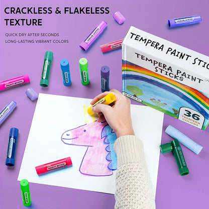 Tempera Paint Sticks, 36 Count