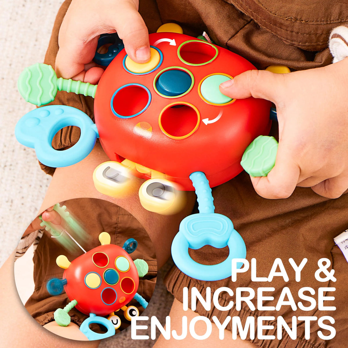 Toddler High Chair Toys with Suction Cups