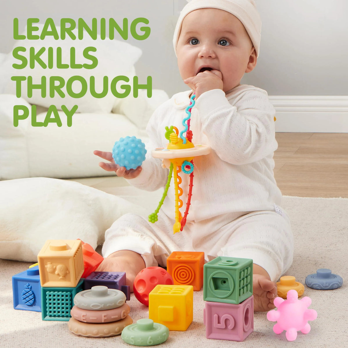 20-Piece Montessori Toys for Toddlers 6-12 Months
