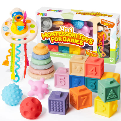 20-Piece Montessori Toys for Toddlers 6-12 Months