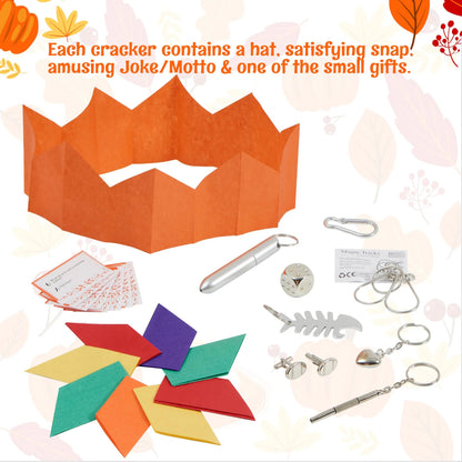 8-Pack Thanksgiving Party Table Favors Set