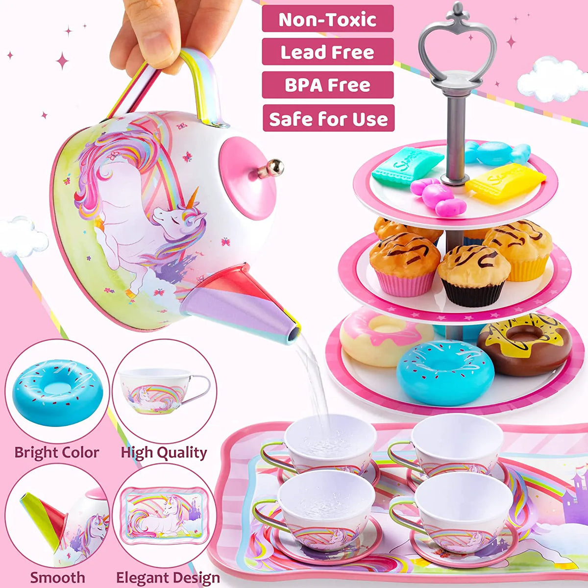 Unicorn Teapot Set