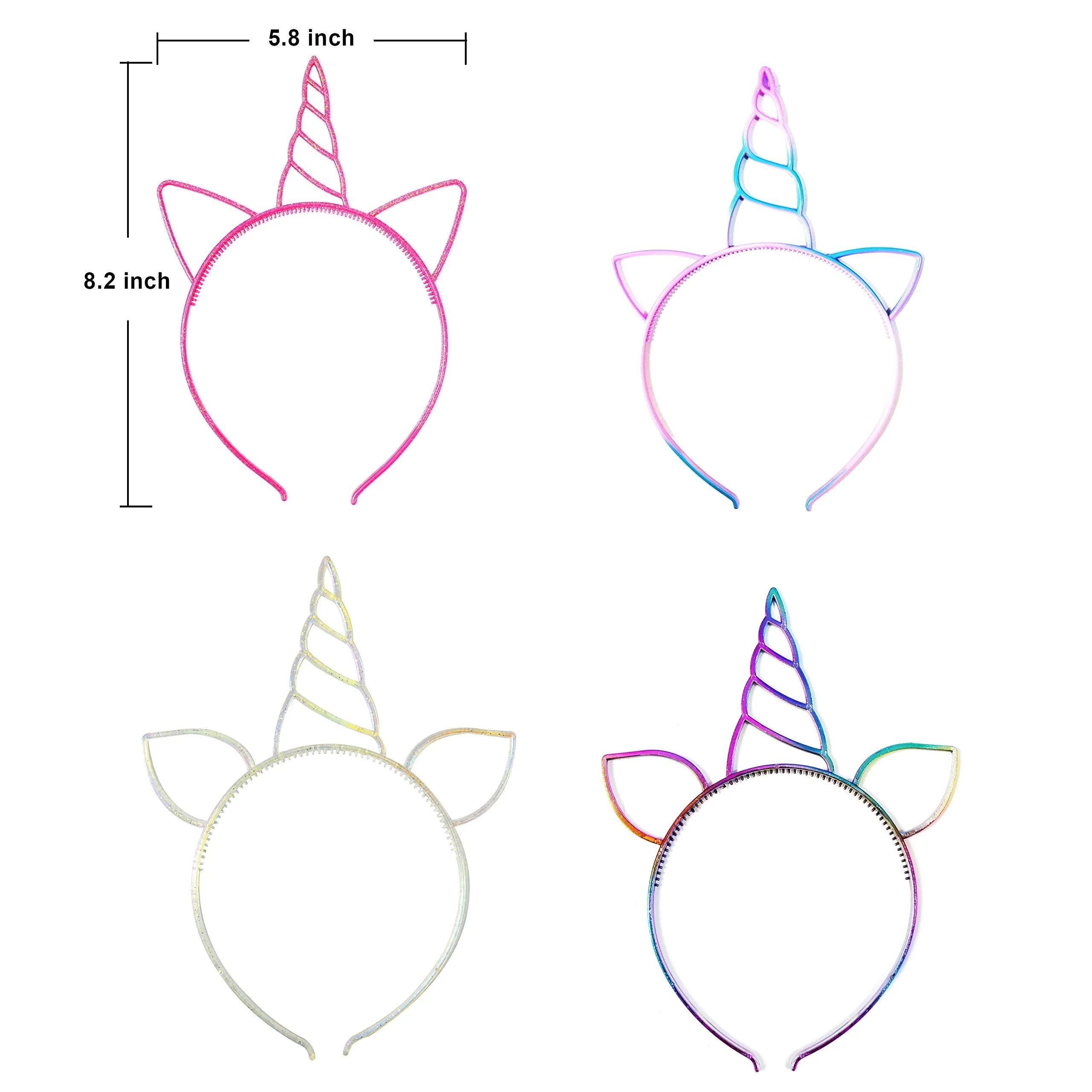 16 Unicorn Headband Valentines Cards for Kids Classroom Exchange