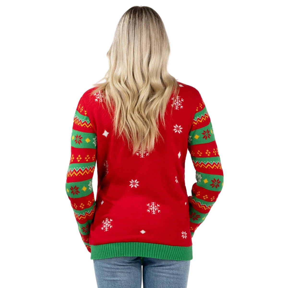Women's Light-Up Pullover Ugly Sweater Dress