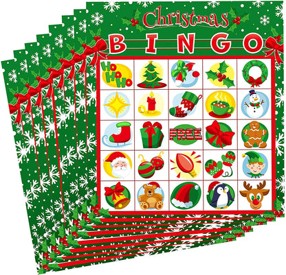 Christmas Bingo Cards for Kids