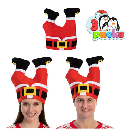 3-Piece Christmas Santa Pants and Hat Set