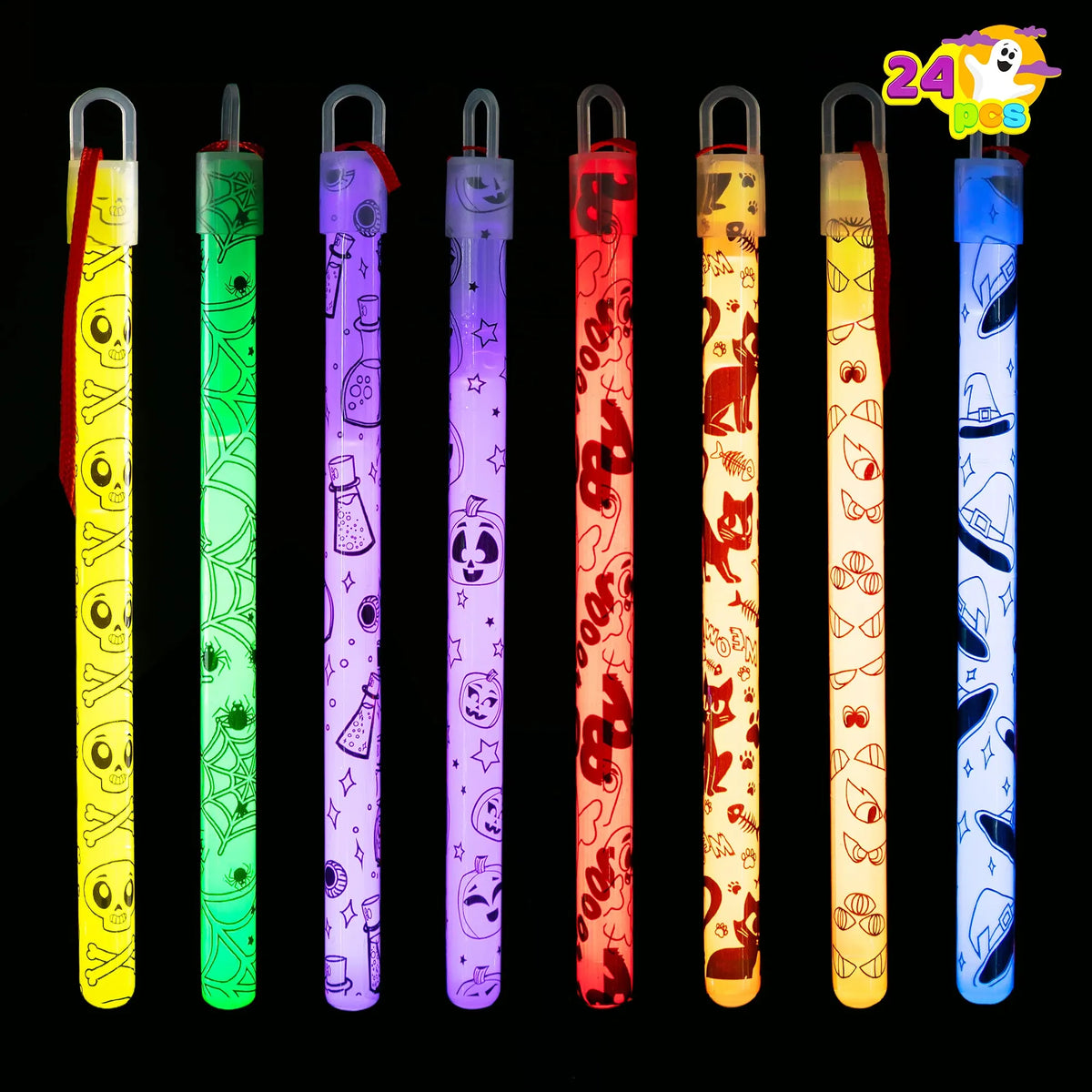 Glow Stick Wands, 24 Pack