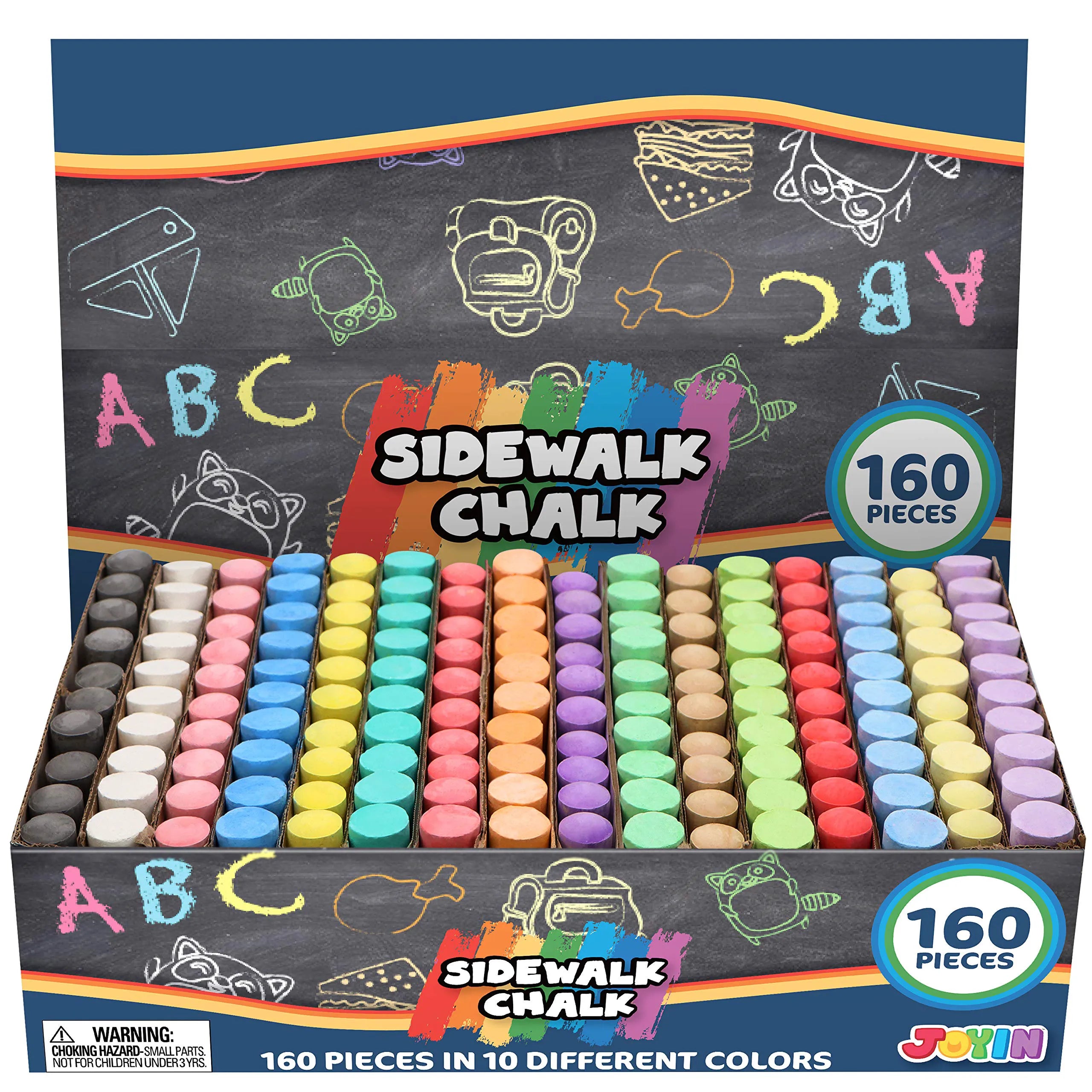 Washable Jumbo Sidewalk Chalk Set