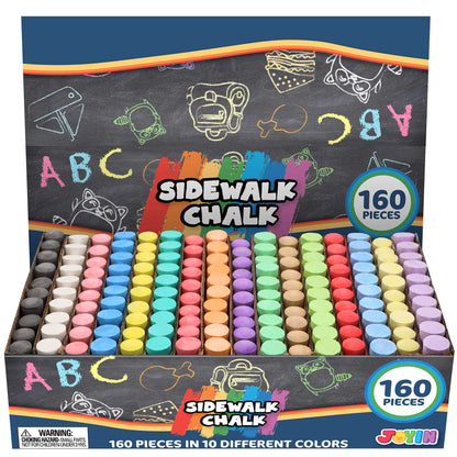 Washable Jumbo Sidewalk Chalk Set