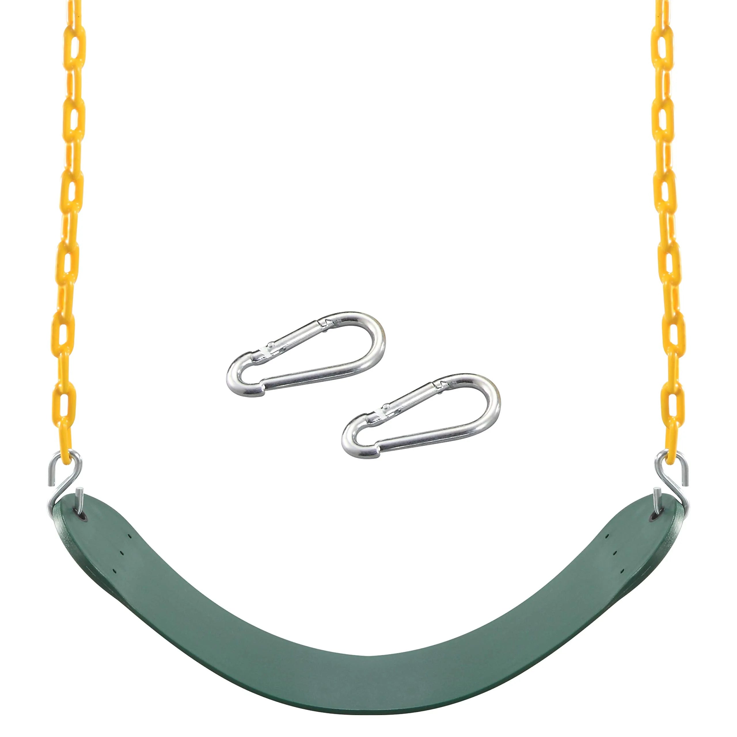 TURFEE Green Swing Seat with 66-Inch Chain