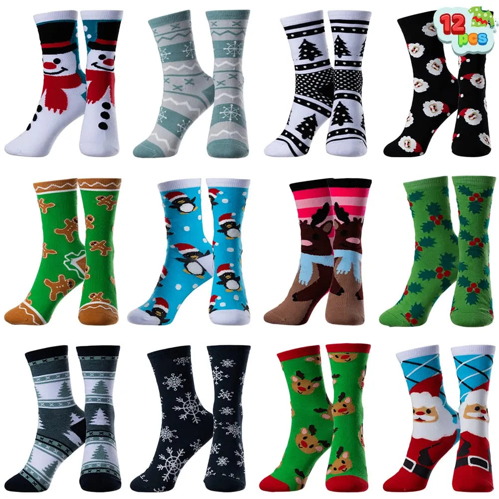 12 Pairs of Winter Cotton Socks