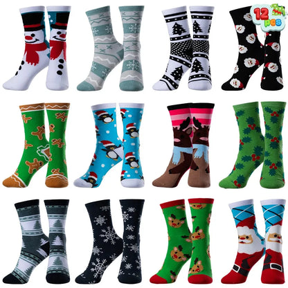 12 Pairs of Winter Cotton Socks