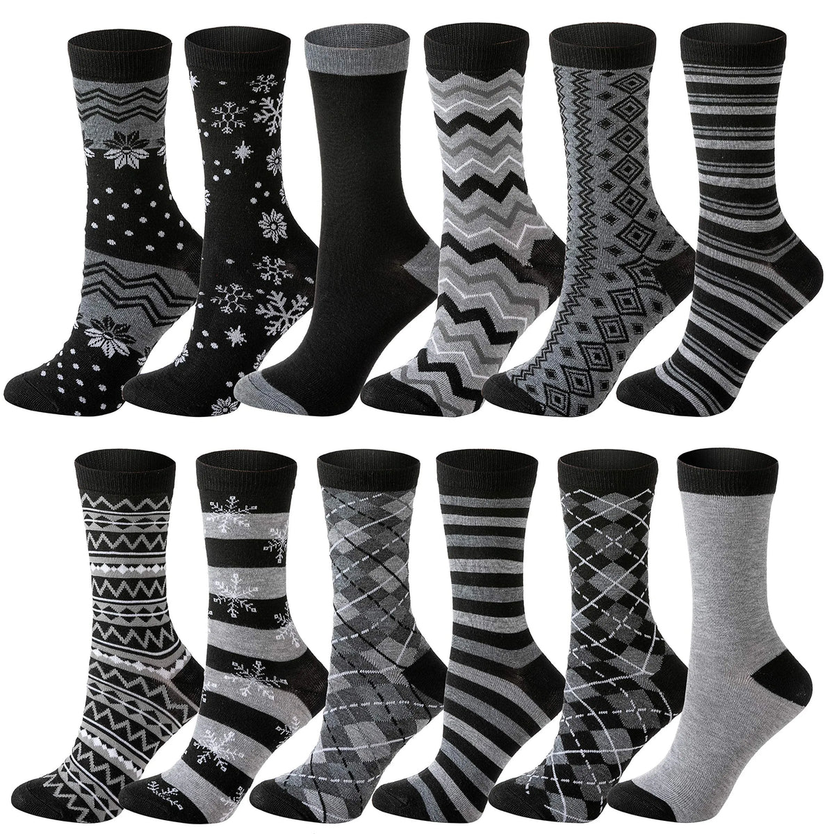 Women's Crew Socks (12-Pack)
