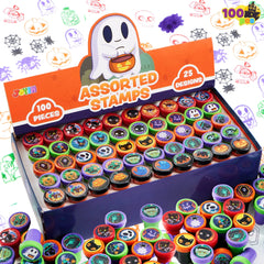 100-Pack Halloween Assorted Stampers