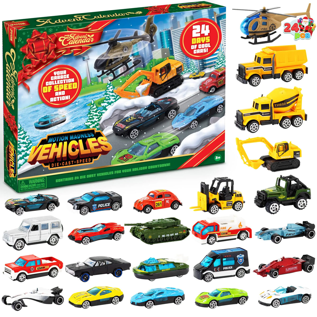 Die-cast Car Advent Calendar