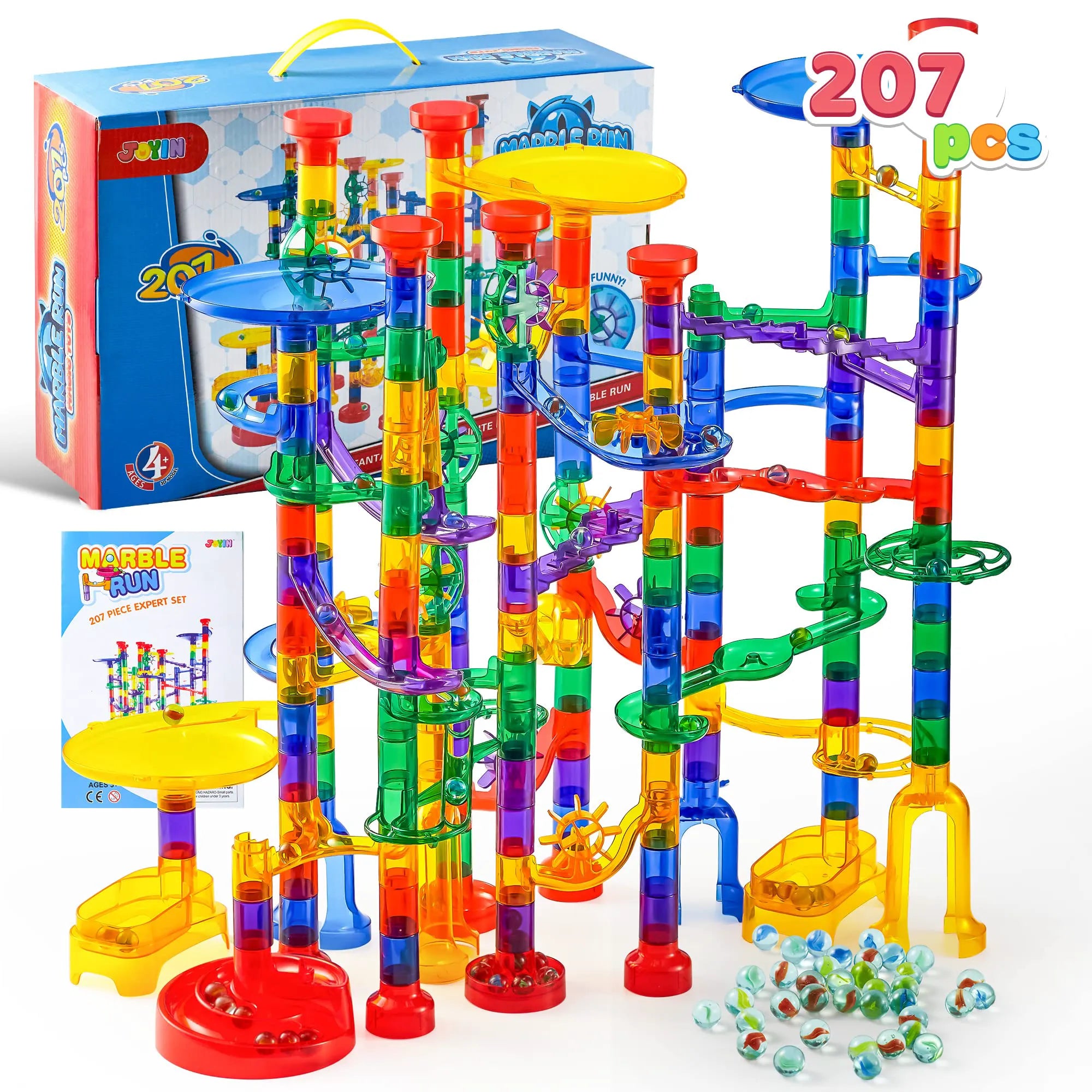 Marble Run Premium Toy Set (207 Pieces)