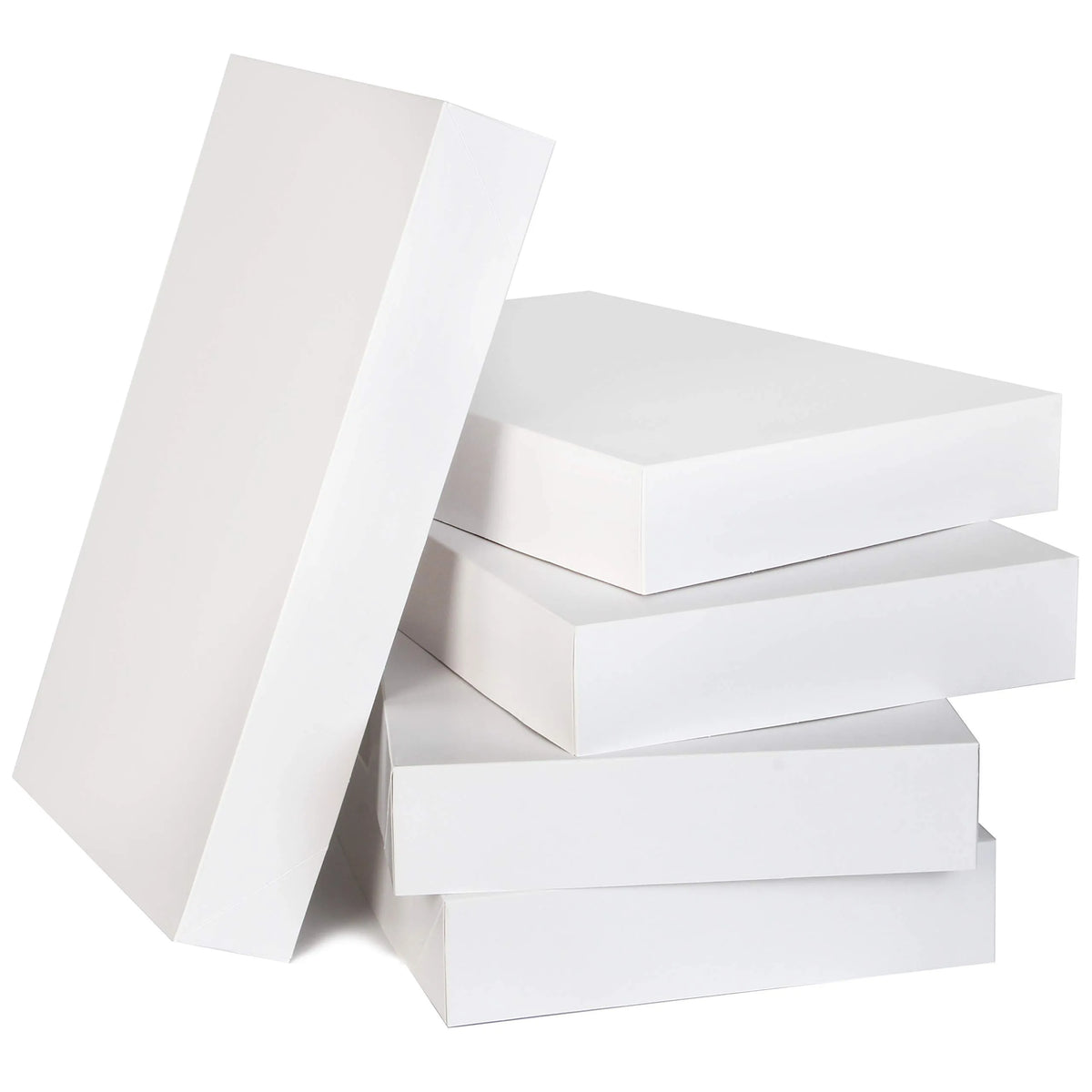12 White Cardboard Gift Boxes