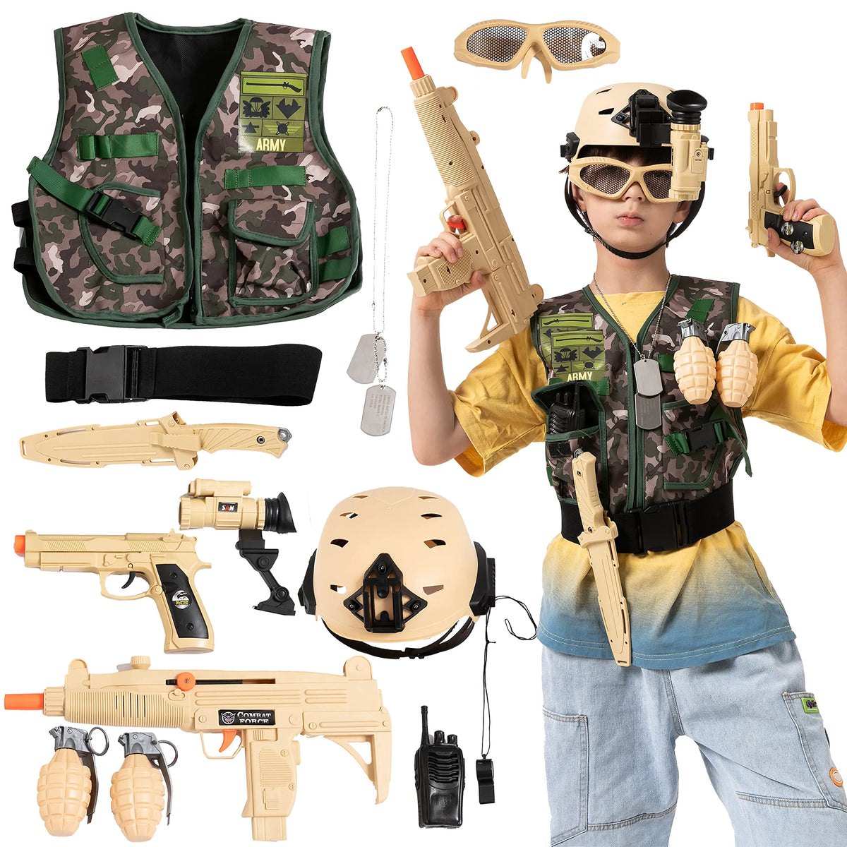 12-Piece Military Accessories Set