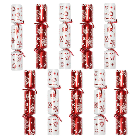 10in Christmas Party Favor - Red & White (No Snap)