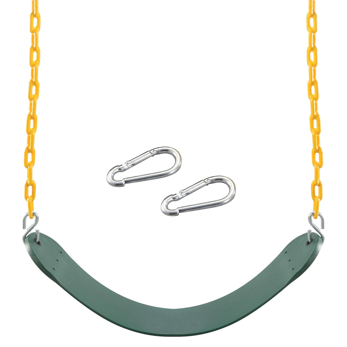 TURFEE Green Swing Seat with 66-Inch Chain
