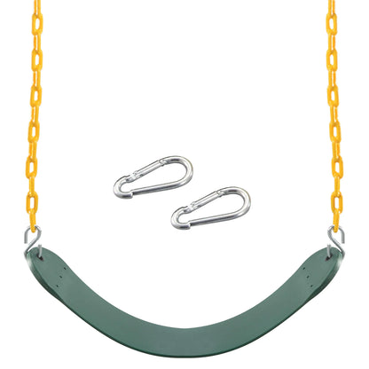 TURFEE Green Swing Seat with 66-Inch Chain