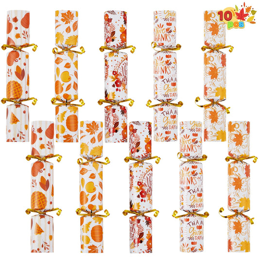 10-Piece Thanksgiving Cracker Set - Classic Design