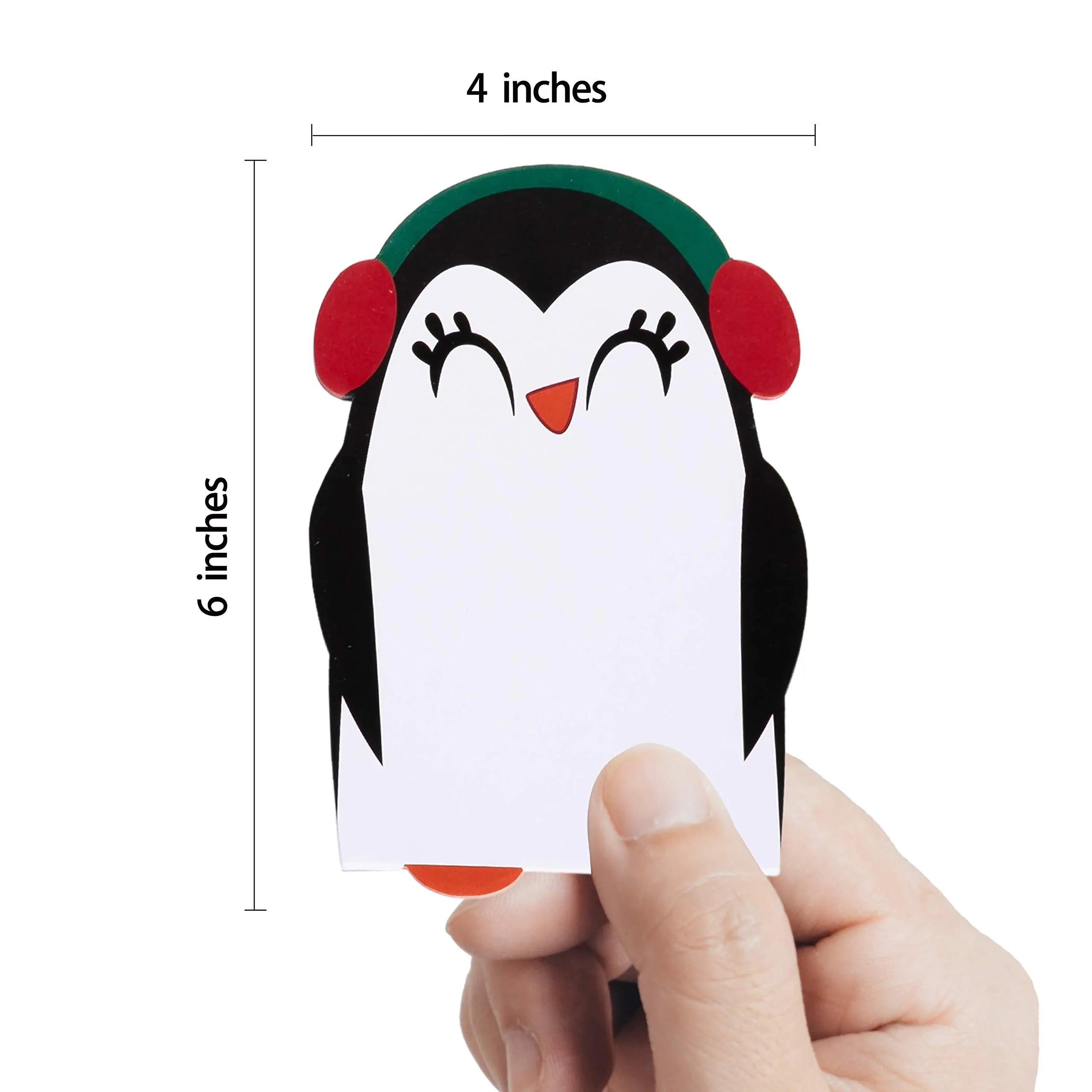 24-Pack Christmas Character Notepads