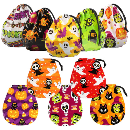 Drawstring Goody Treat Bags, 60 Pack