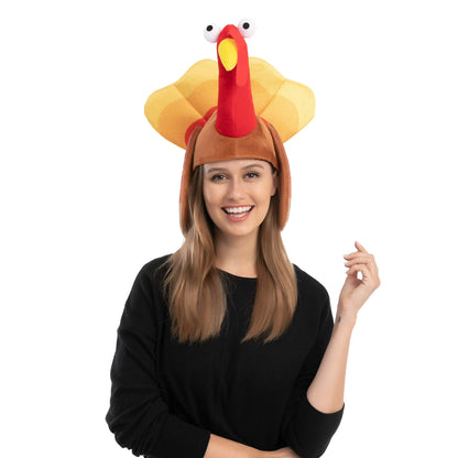 2-Pack Silly Thanksgiving Turkey Hats