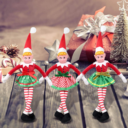 Joyin Elf Plush Dance Skirts, 3-Pack