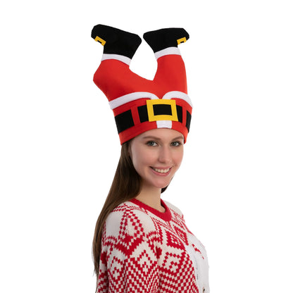 3-Piece Christmas Santa Pants and Hat Set