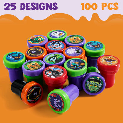 100-Pack Halloween Assorted Stampers